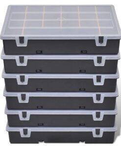 vidaXL Sorteerdozen 6 st