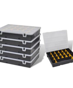 vidaXL Sorteerdozen 6 st