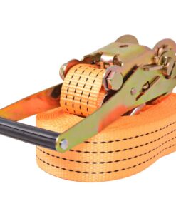 vidaXL Spanbanden 2 ton 8mx50mm oranje 10 st