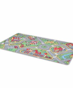 vidaXL Speelmat Grijs 200 x 90 cm Stof