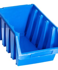 vidaXL Stapelbakken 14 st kunststof blauw