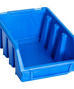vidaXL Stapelbakken 20 st kunststof blauw