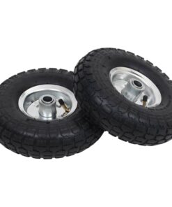 vidaXL Steekwagenwielen 4