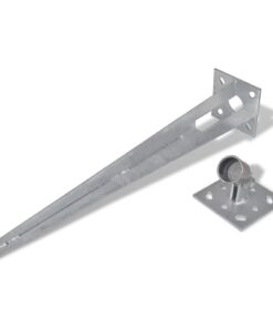 vidaXL Steunpaalpinnen 2 st staal