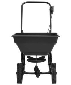 vidaXL Strooiwagen duwmodel 15 L 80x46x75 cm PVC en staal