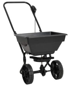 vidaXL Strooiwagen duwmodel 15 L 80x46x75 cm PVC en staal