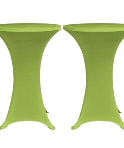 vidaXL Tafelhoes stretch 2 stuks 60 cm groen