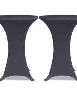vidaXL Tafelhoes stretch 2 stuks 70 cm antraciet