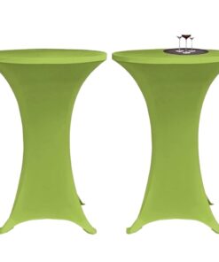 vidaXL Tafelhoes stretch 2 stuks 80 cm groen