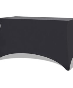 vidaXL Tafelhoes stretch antraciet 243x76x74 cm 2 st