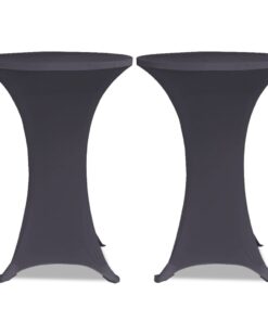 vidaXL Tafelhoes stretch antraciet 2st