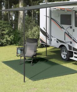 vidaXL Tenttapijt 250x300 cm HDPE groen