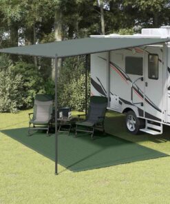 vidaXL Tenttapijt 250x400 cm HDPE groen