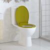 vidaXL Toiletbril soft-close ovaal groen