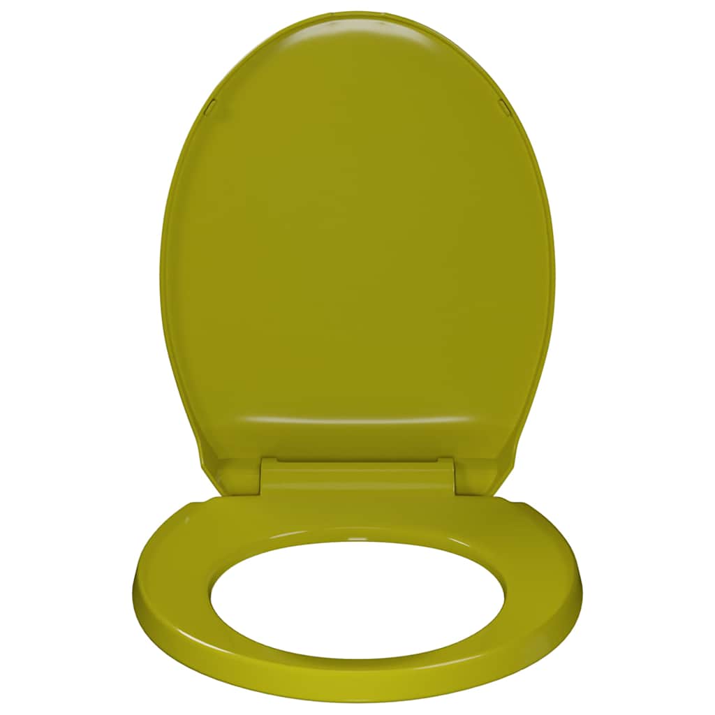 vidaXL Toiletbril soft-close ovaal groen - Afbeelding 5