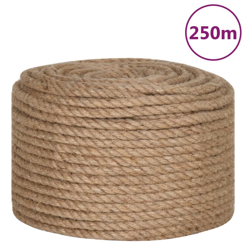 vidaXL Touw 10 mm 250 m 100% jute