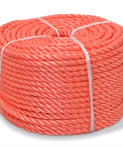 vidaXL Touw gedraaid 10 mm 250 m polypropyleen oranje