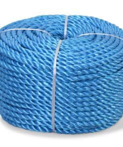 vidaXL Touw gedraaid 14 mm 250 m polypropyleen blauw