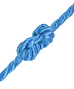 vidaXL Touw gedraaid 16 mm 100 m polypropyleen blauw