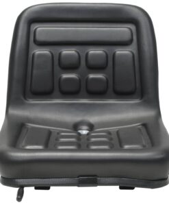 vidaXL Tractorstoel universeel zwart