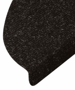vidaXL Trapmatten zelfklevend 15 st 56x17x3 cm antracietkleurig
