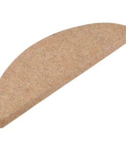 vidaXL Trapmatten zelfklevend 15 st 56x17x3 cm beige