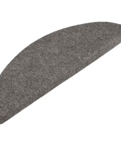 vidaXL Trapmatten zelfklevend 15 st 56x17x3 cm grijs