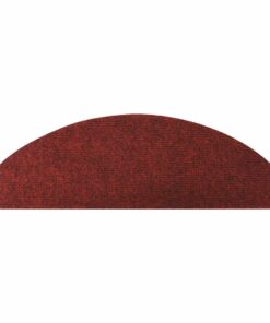 vidaXL Trapmatten zelfklevend 15 st 56x17x3 cm rood