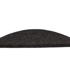 vidaXL Trapmatten zelfklevend 15 st 56x17x3 cm zwart