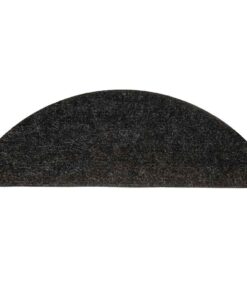 vidaXL Trapmatten zelfklevend 15 st 56x17x3 cm zwart