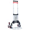 vidaXL Traptrolley inklapbaar 70 kg aluminium zilverkleurig