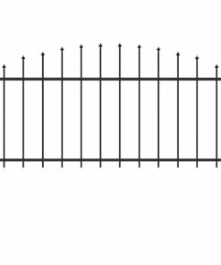 vidaXL Tuinhek met speren bovenkant (0