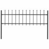 vidaXL Tuinhek met speren bovenkant 1