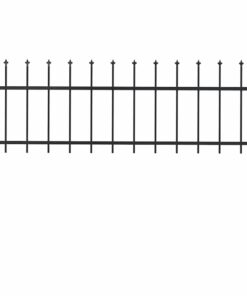 vidaXL Tuinhek met speren bovenkant 1