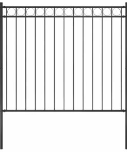 vidaXL Tuinhek staal 1