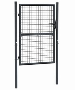 vidaXL Tuinhek van gaas gegalvaniseerd staal 100x125 cm grijs