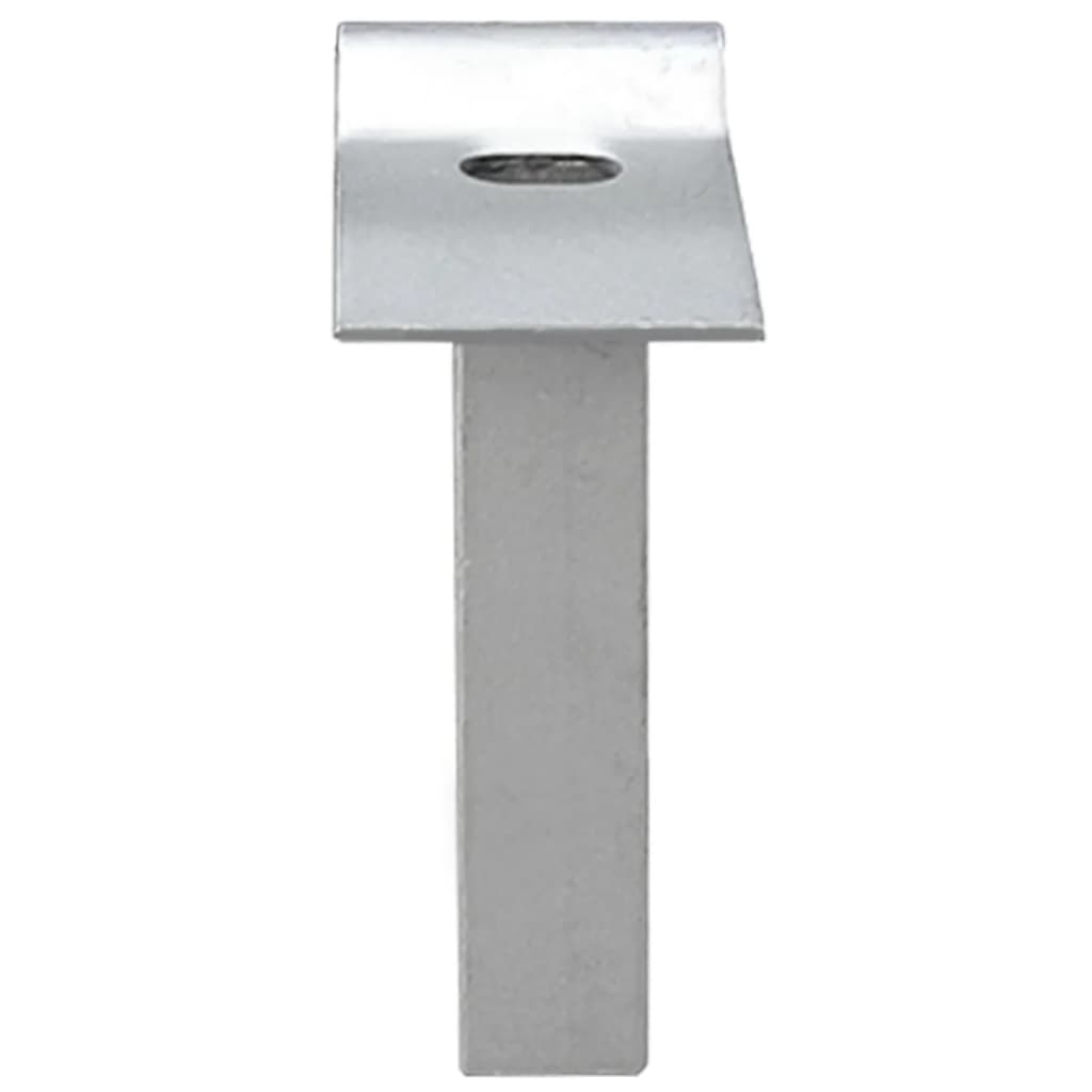 vidaXL Tuinhek van gaas gegalvaniseerd staal 400x150 cm grijs - Afbeelding 5