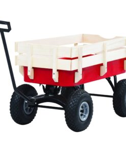 vidaXL Tuinwagen 150 kg rood