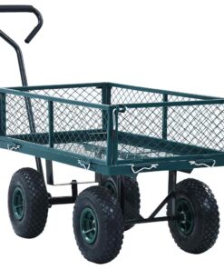 vidaXL Tuinwagen 250 kg groen