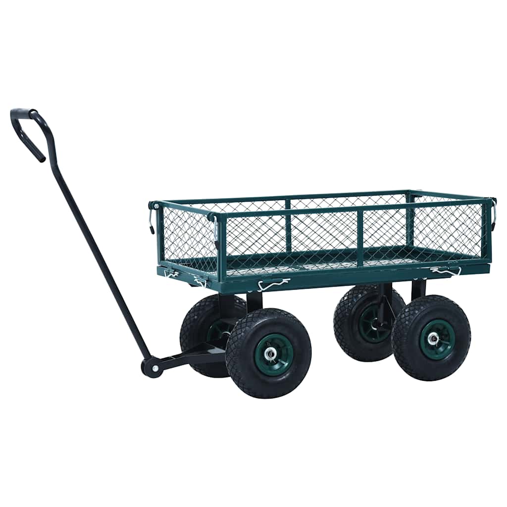 vidaXL Tuinwagen 250 kg groen - Image 3