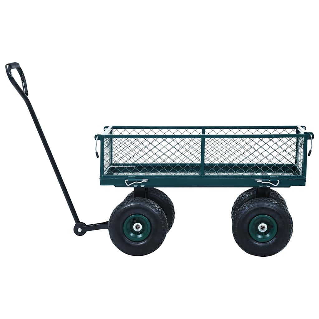 vidaXL Tuinwagen 250 kg groen - Image 4