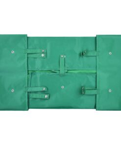 vidaXL Tuinwagenvoering stof groen