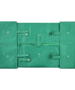 vidaXL Tuinwagenvoering stof groen