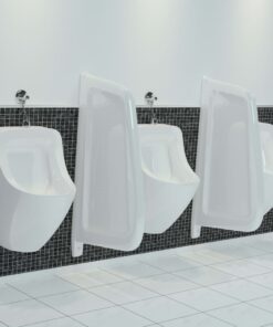 vidaXL Urinoirschot keramiek wit