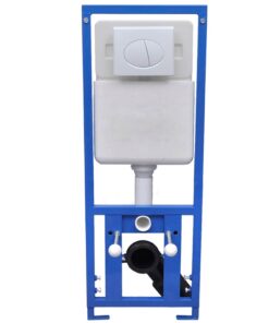 vidaXL Verborgen hoge stortbak 11 L 41x41x(110-125)cm