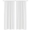 vidaXL Verduisterende gordijnen dubbellaags 140x245 cm wit