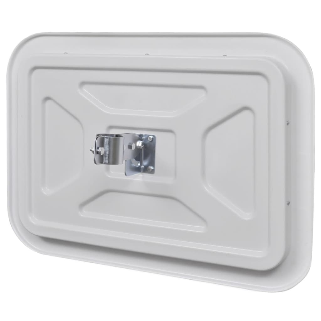 vidaXL Verkeersspiegel rechthoekig met reflectors 40x60 cm - Afbeelding 4