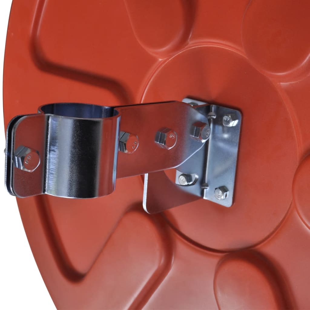 vidaXL Verkeersspiegel voor buiten 60 cm PC-kunststof oranje - Afbeelding 5