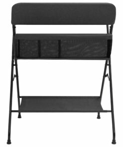 vidaXL Verschoontafel ijzer antracietkleurig