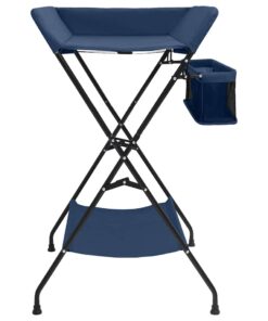 vidaXL Verschoontafel ijzer marineblauw